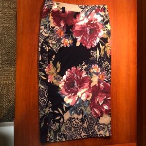 Women’s Flowered Formal Skirt